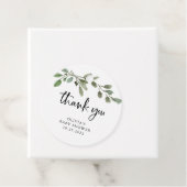 シンプル水彩緑 |赤ちゃんシャワー フェイバータグ (インサイチュ)