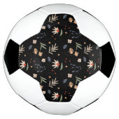 シンプル水彩花1 サッカーボール (回転)