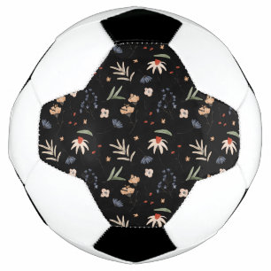 シンプル水彩花1 サッカーボール