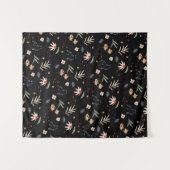 シンプル水彩花1 タペストリー (正面(横))