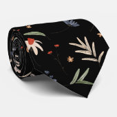 シンプル水彩花1 ネクタイ (ロール)