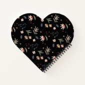 シンプル水彩花1 ノートブック (裏面)