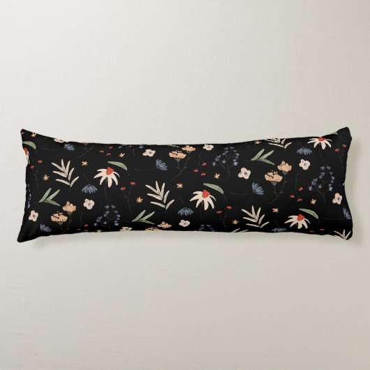 シンプル水彩花1 ボディピロー (正面)