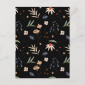 シンプル水彩花1 ポストカード (正面)