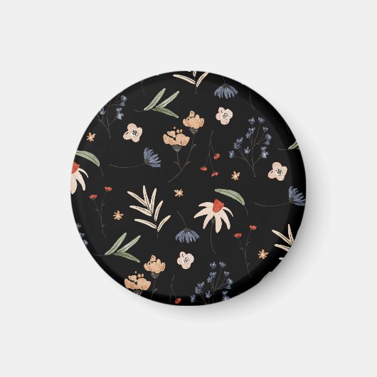 シンプル水彩花1 マグネット (正面)