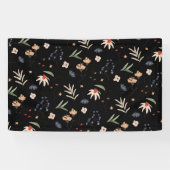 シンプル水彩花1 横断幕 (横)