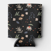 シンプル水彩花1 缶クーラー (正面)