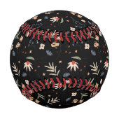 シンプル水彩花1 野球ボール (裏面)