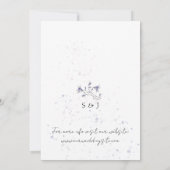 シンプル水彩 招待状 (裏面)
