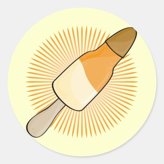 シンプル水氷 ラウンドシール (正面)