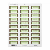 シンプル水玉模様 ラベル (フルシート)