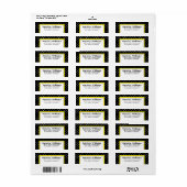 シンプル水玉模様 ラベル (フルシート)