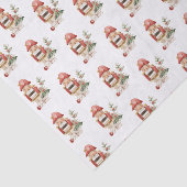 シンプル水色くるみ割りクリスマス 薄葉紙 (詳細)