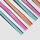 シンプル水色のストライプパターン 薄葉紙 (詳細)