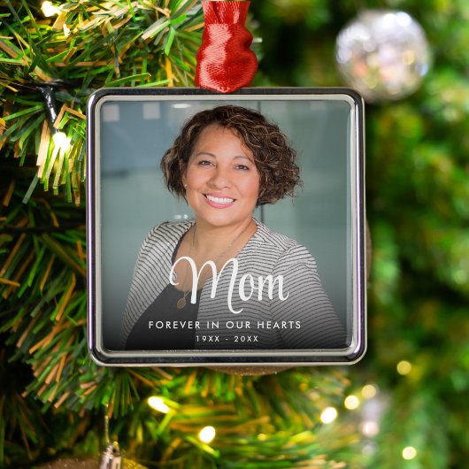 シンプル永遠にハート記念館 メタルオーナメント