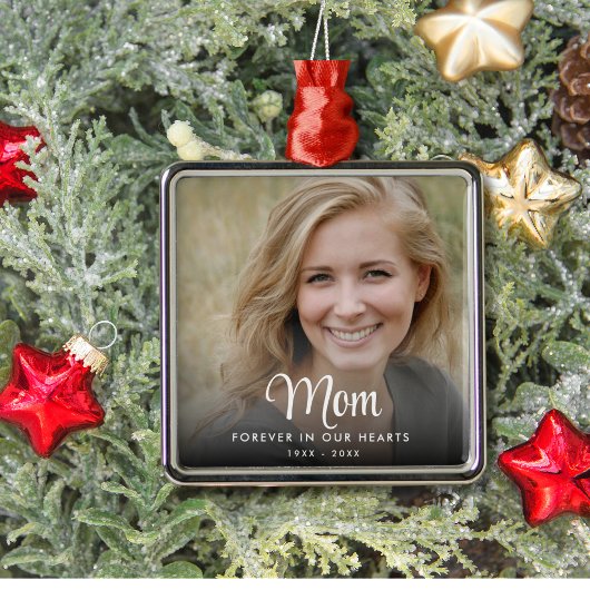 シンプル永遠にハート記念館 メタルオーナメント