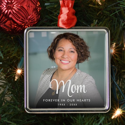 シンプル永遠にハート記念館 メタルオーナメント