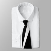 シンプル波2 – 白黒 ネクタイ (タイ)