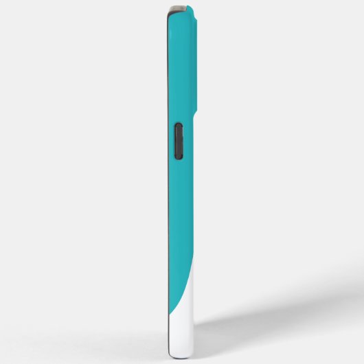 シンプル波3 -ターコイズと黄色 Case-Mate iPhoneケース (裏面 / 右)