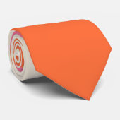 シンプル波 – ピンク、オレンジ、クリーム ネクタイ (ロール)