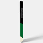 シンプル波 – 緑、クリーム、黒 Case-Mate iPhoneケース (裏面 / 左)