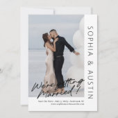 シンプル注記の編集可能な色日付カードの保存 シーズンカード (正面)