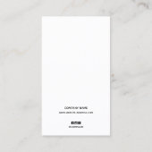 シンプル洗剤ロゴの追加 名刺 (裏面)