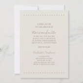 シンプル洗礼素朴招待状 招待状 (正面)