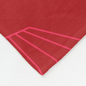 シンプル流れモダンクリスマスオーナメント フリースブランケット (角)