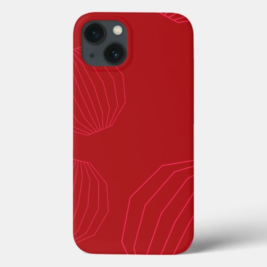 シンプル流れモダンクリスマスオーナメント Case-Mate iPhoneケース (裏面)