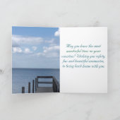 シンプル海素晴らし休暇 カード (内部)