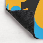 シンプル涙のはっきりした流れ マウスパッド (コーナー)