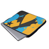 シンプル涙のはっきりした流れ ラップトップスリーブ (正面下部)