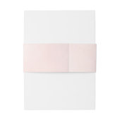 シンプル淡い色のエレガント赤面ピッ結婚ク 招待状ベリーバンド (裏面例)