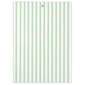 シンプル淡い色のモダングリストライプン クリップボード (裏面)