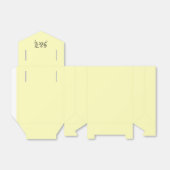 シンプル淡い黄モノグラムの色の優先ボックス フェイバーボックス (折り畳みなし)