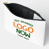 シンプル清白コンテンポラリーファッショナブル顧客 アクセサリーポーチ (見開き)