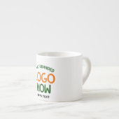 シンプル清白コンテンポラリーファッショナブル顧客 エスプレッソカップ (正面右)