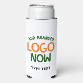 シンプル清白コンテンポラリーファッショナブル顧客 スリム缶クーラー (Seltzer裏面)