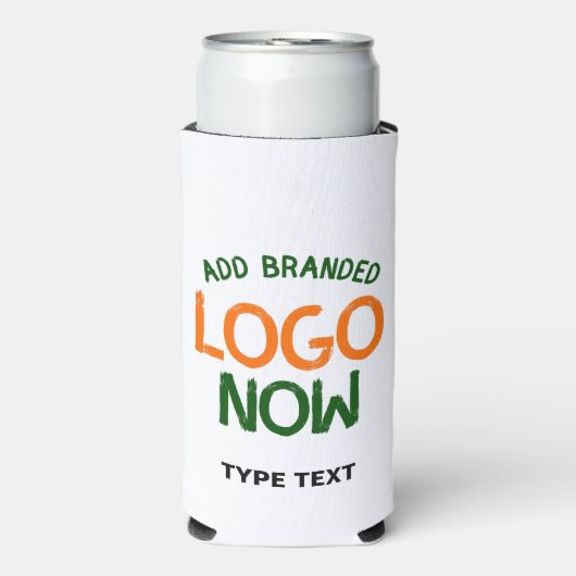 シンプル清白コンテンポラリーファッショナブル顧客 スリム缶クーラー (Seltzer正面)