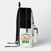 シンプル清白コンテンポラリーファッショナブル顧客 プリントバックパック (左)