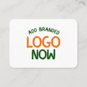 シンプル清白コンテンポラリーファッショナブル顧客 名刺 (裏面)