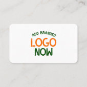 シンプル清白コンテンポラリーファッショナブル顧客 名刺 (裏面)