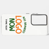 シンプル清白コンテンポラリーファッショナブル顧客 SAMSUNG GALAXYケース (裏面横)