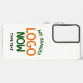 シンプル清白コンテンポラリーファッショナブル顧客 SAMSUNG GALAXYケース (左側面)