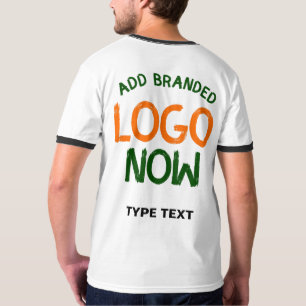 シンプル清白コンテンポラリーファッショナブル顧客 Tシャツ