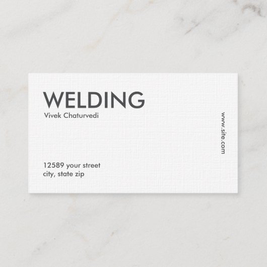 シンプル溶接 名刺 (裏面)