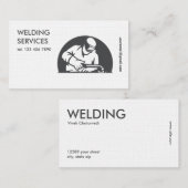 シンプル溶接 名刺 (正面/裏面)