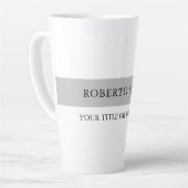 シンプル滑モダン圧主義者 カフェラテマグ (左アングル)