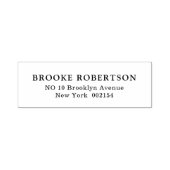 シンプル澄ん差出人住所 セルフインキングスタンプ (デザイン)